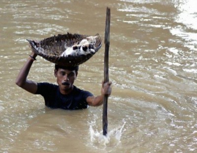 Наводнение в в Каттаке, Индия, 2011 г.